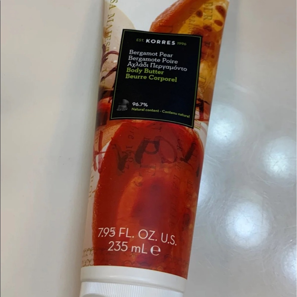KORRES Bergamot and Pear Body Butter BNIB